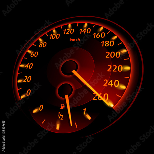 Speedometer. Vector illustration