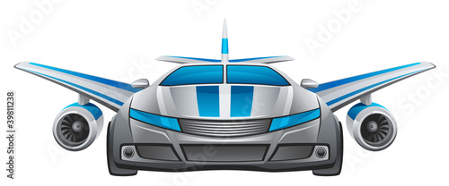 Winged car