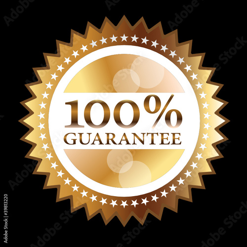 Gold seal 100% guarantee