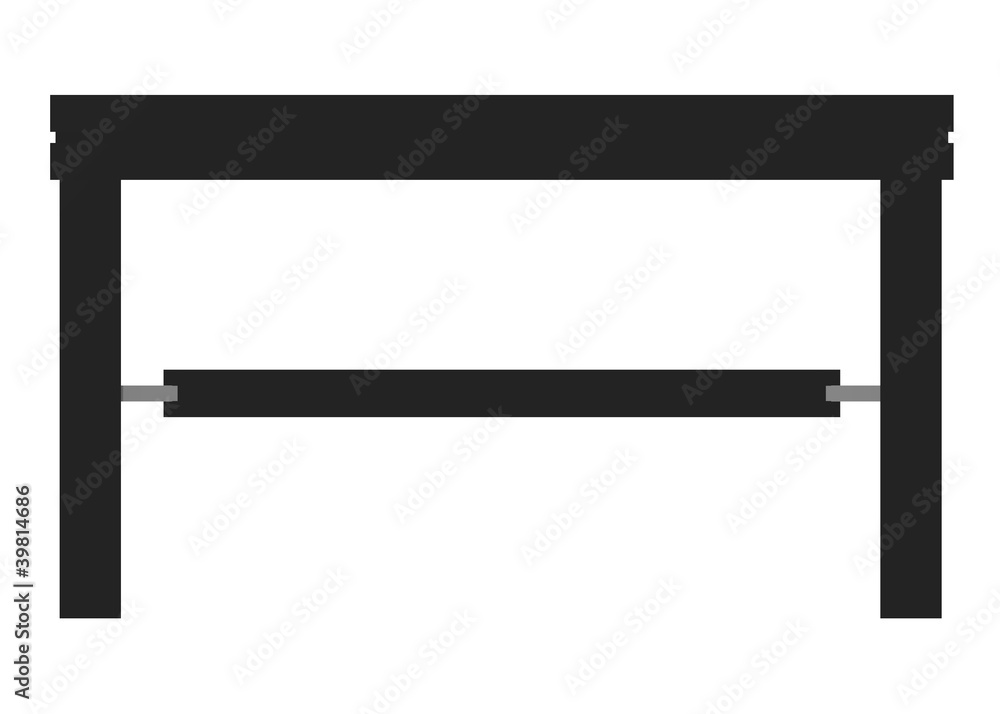 3d render of coffee table