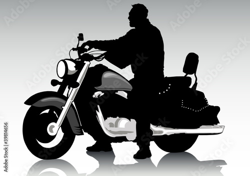 Man on chopper