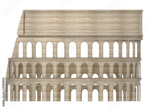 3d render of coloseum arena