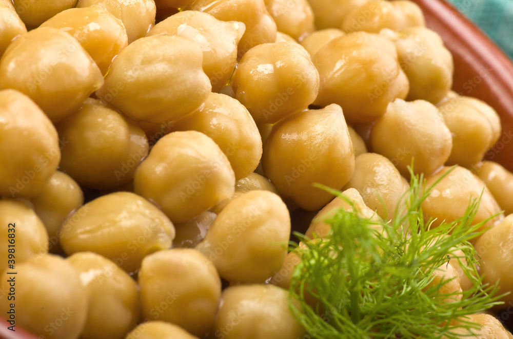 Bowl of chickpeas Bowl of chickpeas