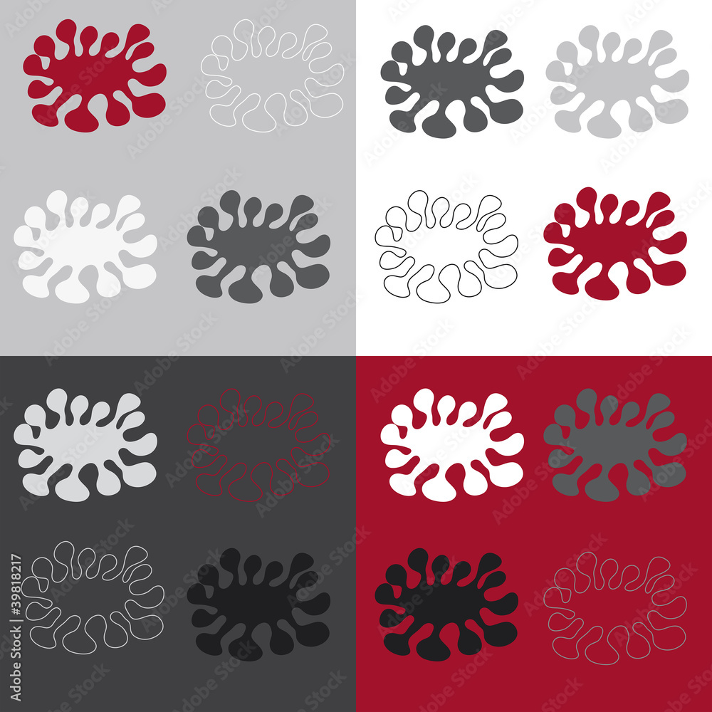 Abstract Form Vector Set
