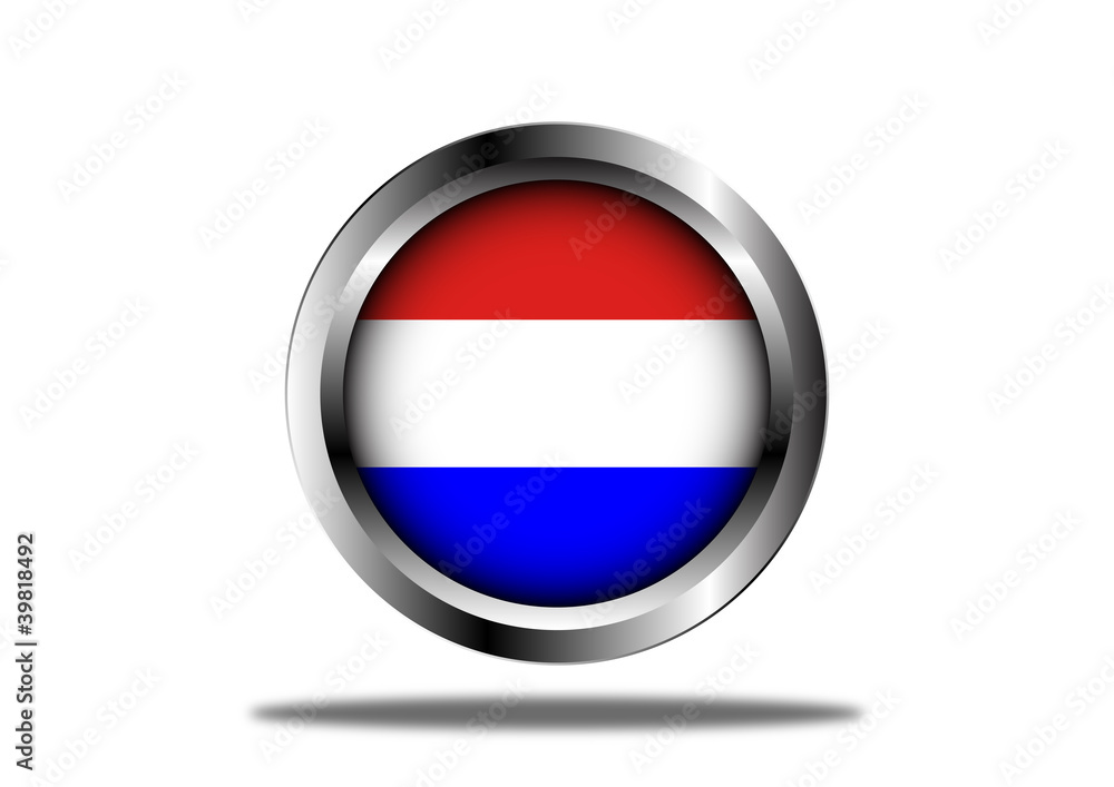 Netherland Flag Button Netherland Flag Button