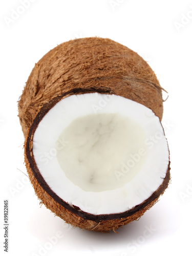 Cut coconut