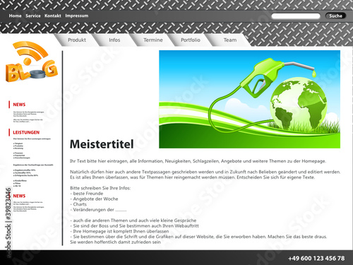 Website - Blog und Thema Tanken