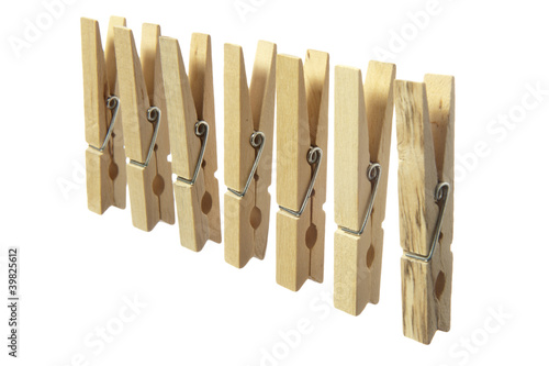 wooden clothespins