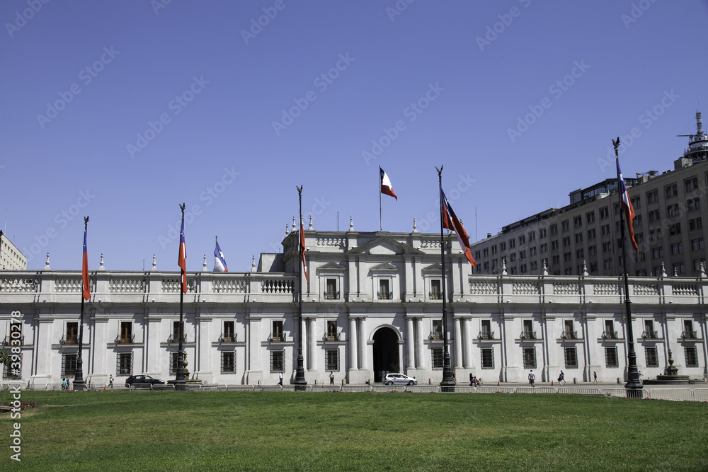Fototapeta premium Palacio de la Moneda, Santiago de Chile
