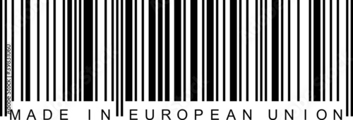 Barcode - Made in European Union