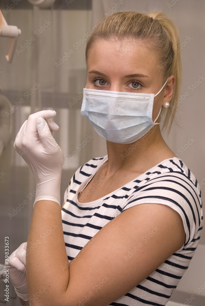 Zahnarzthelferin StockFoto Adobe Stock