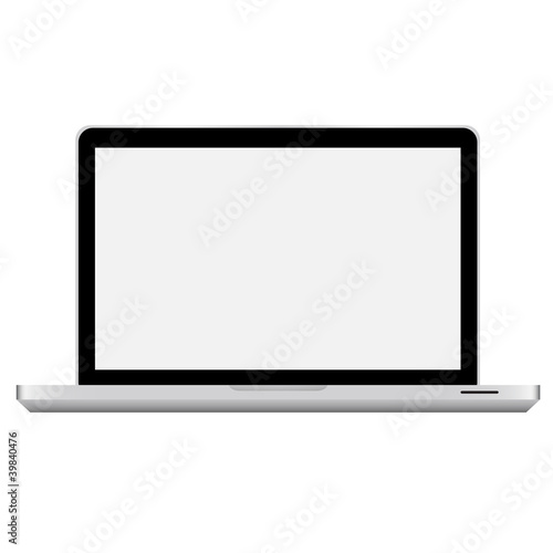 blank laptop computer