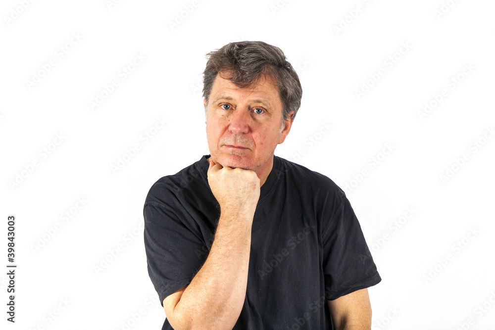 portrait of man in sorrow portrait of man in sorrow