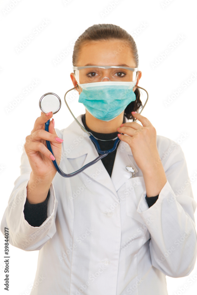 Professional young doctor at work Professional young doctor at work