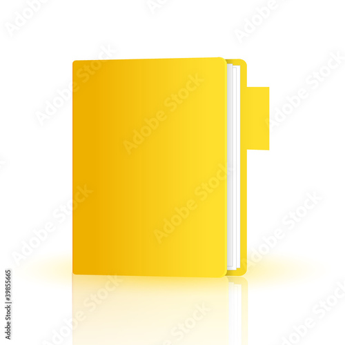 Vector folder isolated on white. Eps10