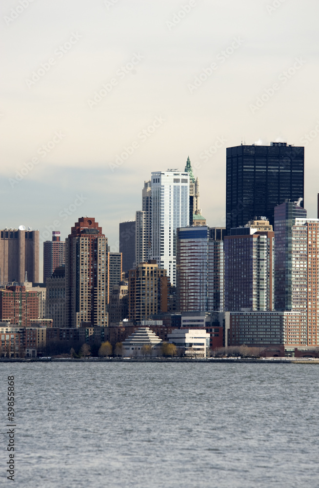 Fototapeta premium Manhattan skyscrapers, NY