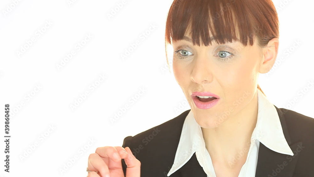 Portrait of redhead business woman Portrait of redhead business woman