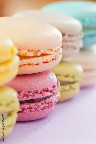 Colorful macaroons