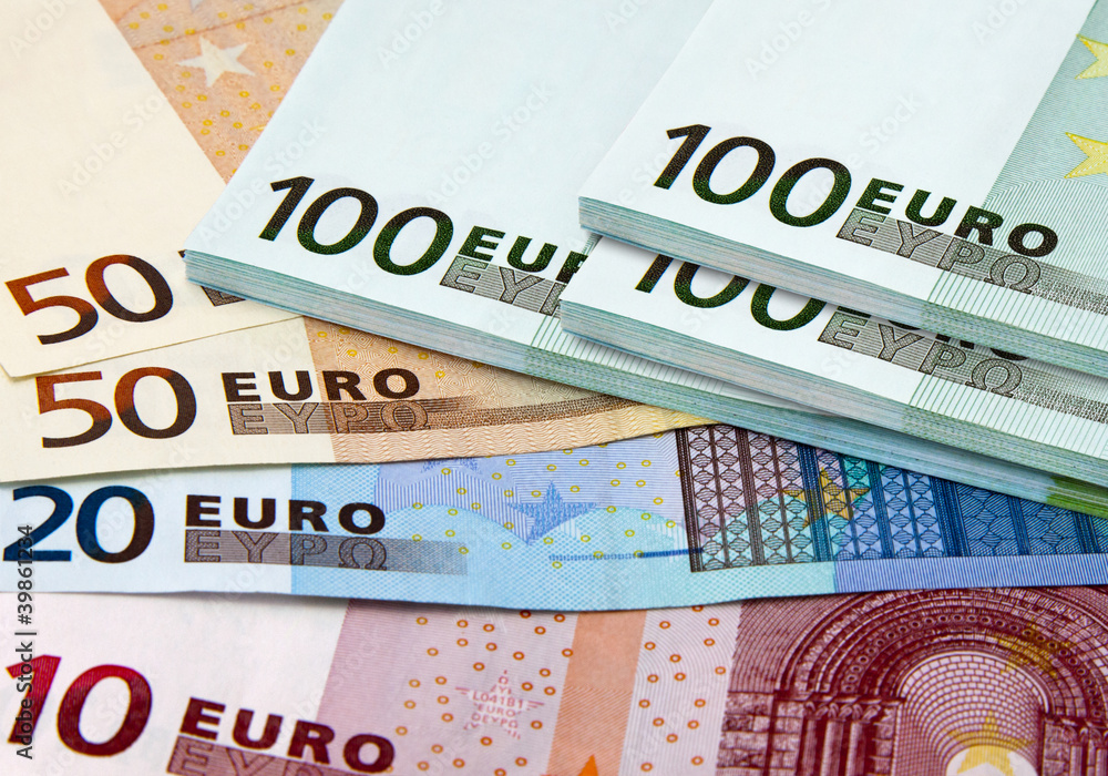 Obraz premium Euro Banknoten