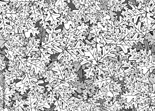 Oak leaves seamless texture