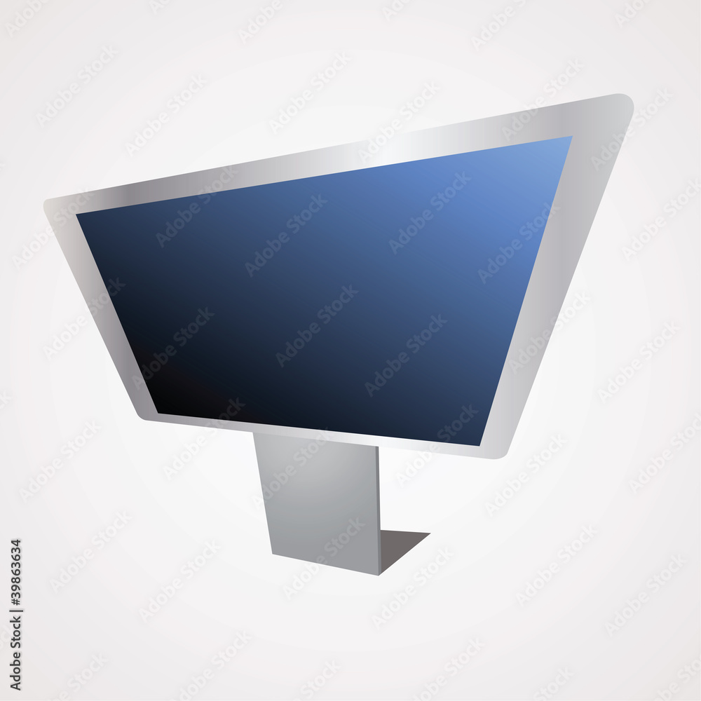 Plasma tv, vector illustration. Plasma tv, vector illustration.