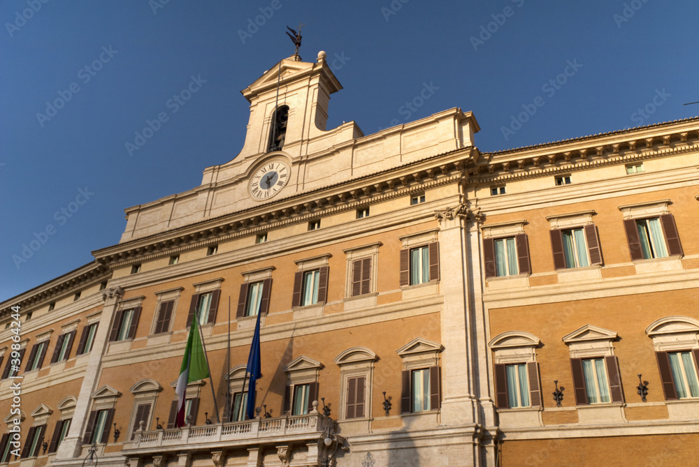 Parliament House in Rome Italy