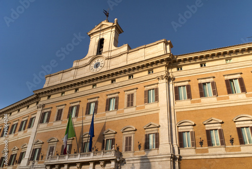 Parliament House in Rome Italy