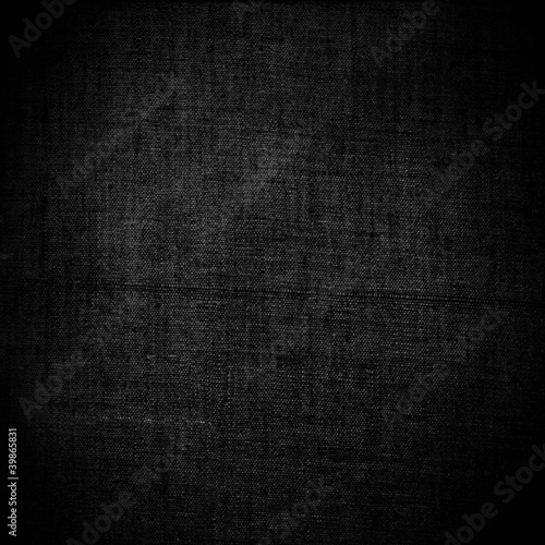 Black square canvas background or texture