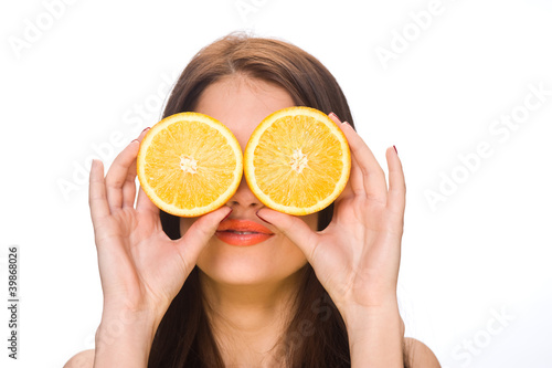 girl and an orange_33