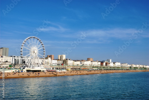 Panoramic View Brighton Beachfront