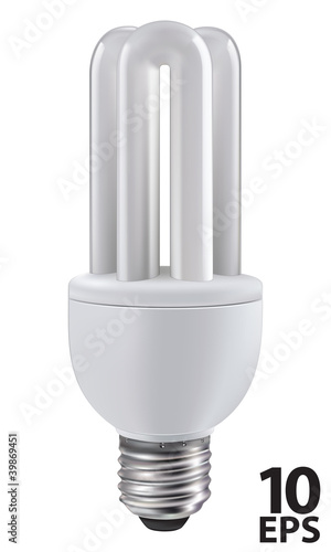 lamp on white background