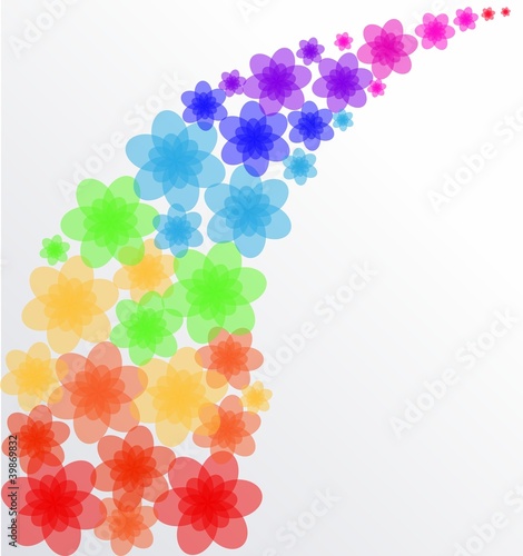 Set Of Floral Headers