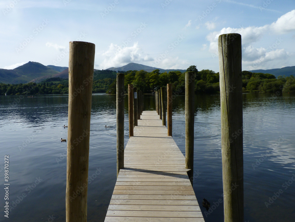 Fototapeta premium Jetty on Derwent Water