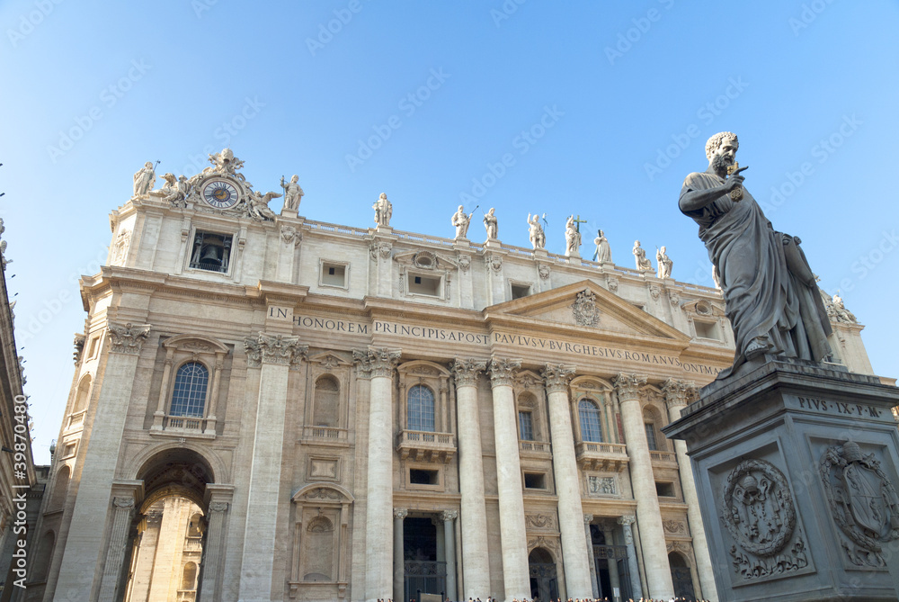 St Peters Basilica in Rome Italy