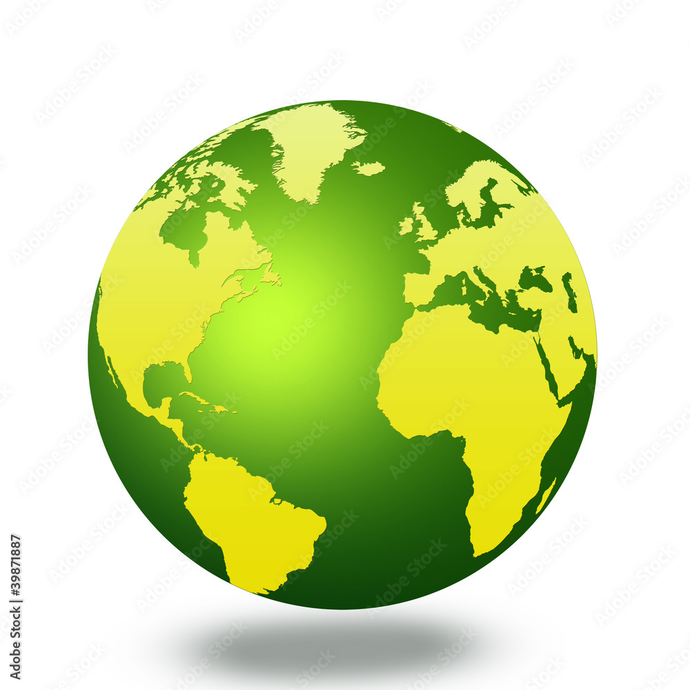 Green World globe