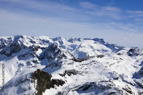 Domaine Les Trois Vallées dans les Alpes © JC DRAPIER