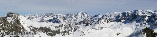 Domaine Les Trois Vallées dans les Alpes