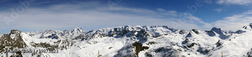 Domaine Les Trois Vallées dans les Alpes © JC DRAPIER
