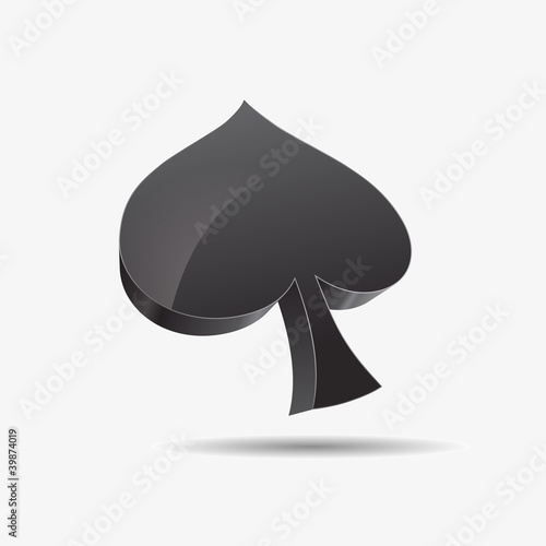 ico ass kreut karo pik poker mau-mau karten spiel casino herz 3d