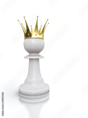 White pawn king