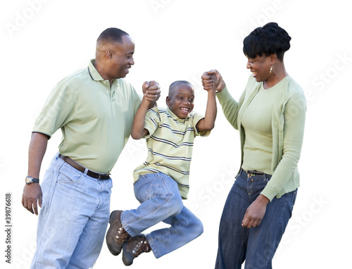 Playful African American Ma...