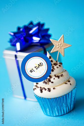 Naklejka Father's day cupcake