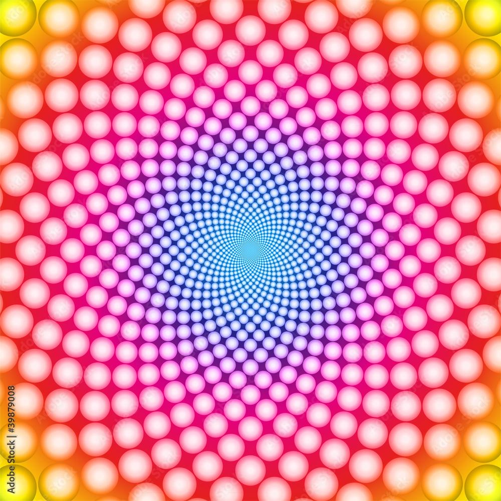 Fototapeta premium Ring optical illusion (Vector EPS)