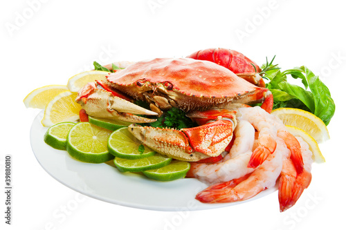 Crab platter