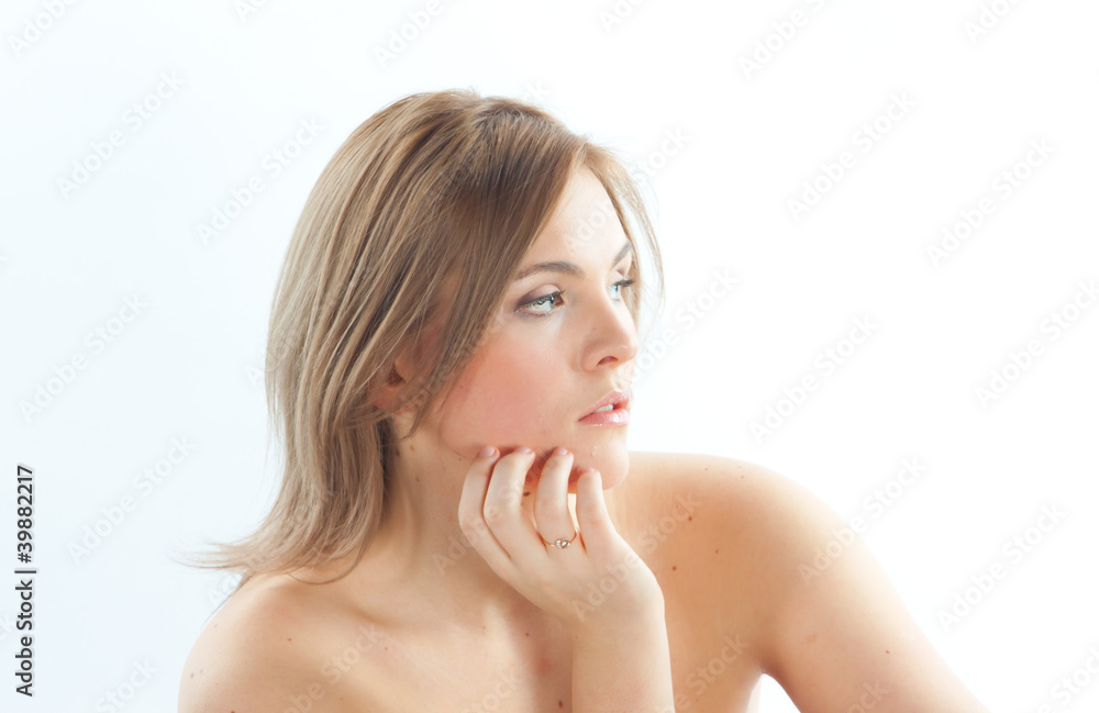 Image of a young and beautiful girl Image of a young and beautiful girl
