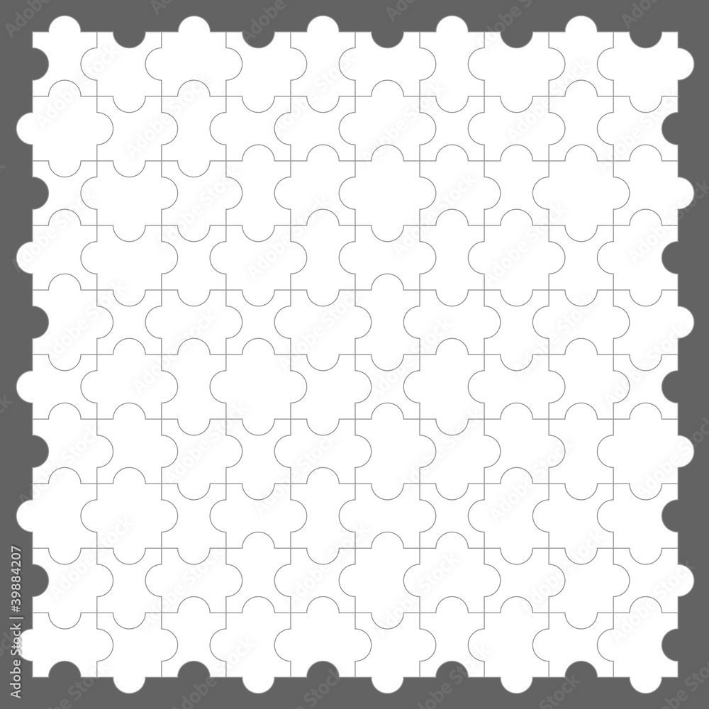 Seamless vector jigsaw puzzle background Seamless vector jigsaw puzzle background