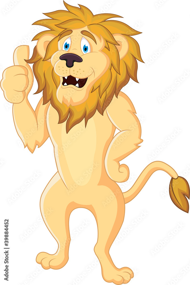Funny lion cartoon Funny lion cartoon