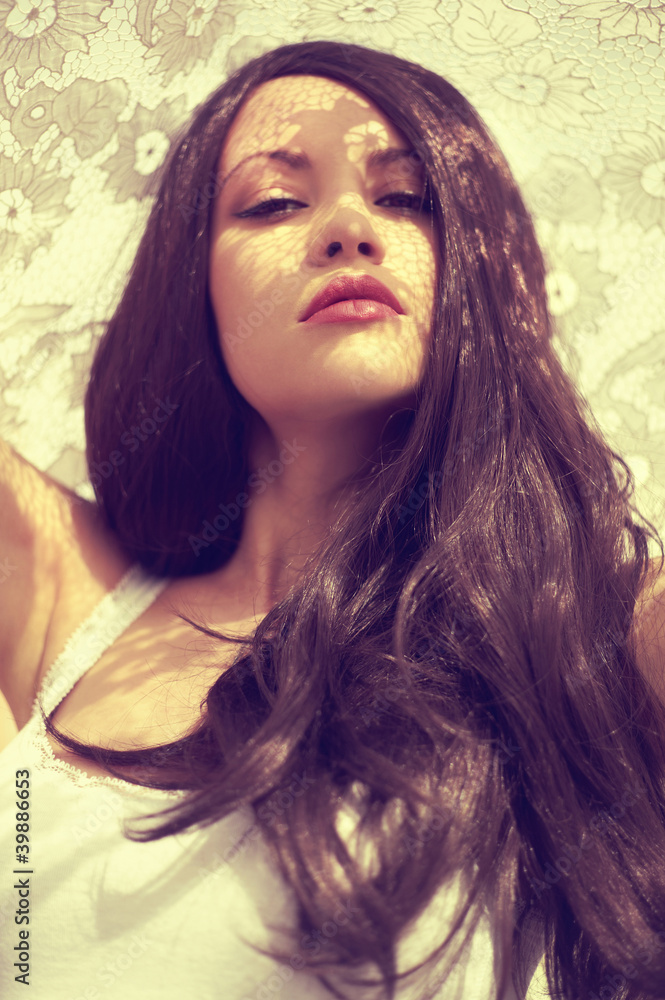 Fototapeta premium Sunlight through the lace