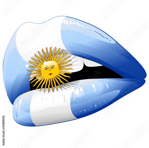 Labbra Sensuali Argentina-Labios Sensuales Bandera Argentina