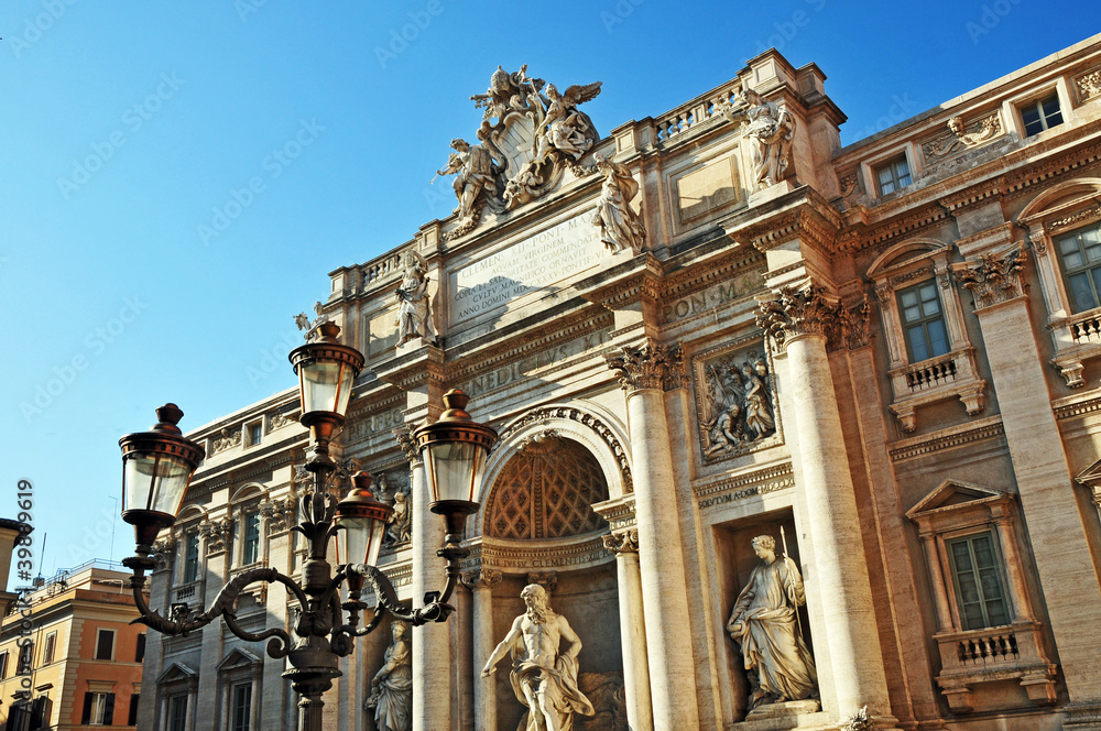 Fototapeta premium Roma, La fontana di Trevi